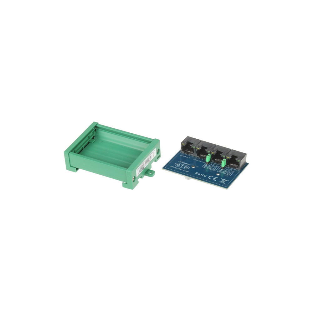 SWITCH POE / EXTENDER STG-SW-POE-4-120 4-PORTOWY STG