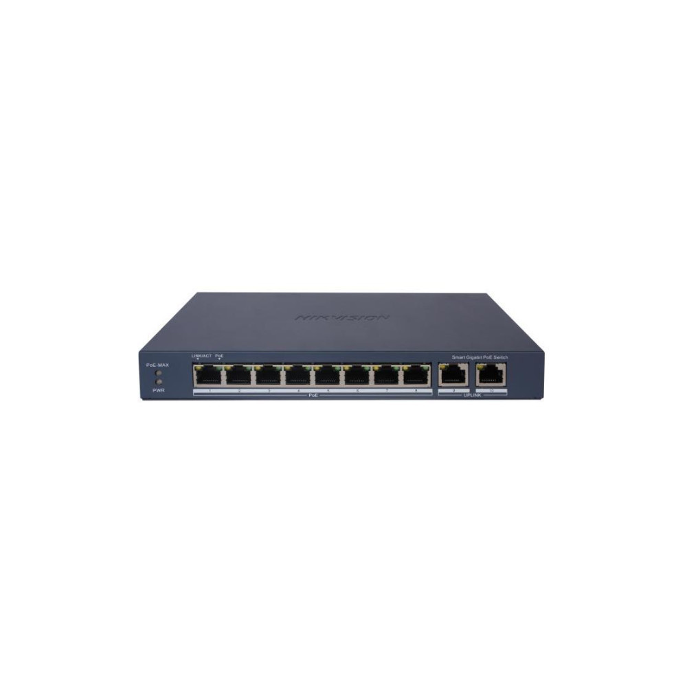 SWITCH POE HIKVISION DS-3E1510P-EI(O-STD) LinkVu
