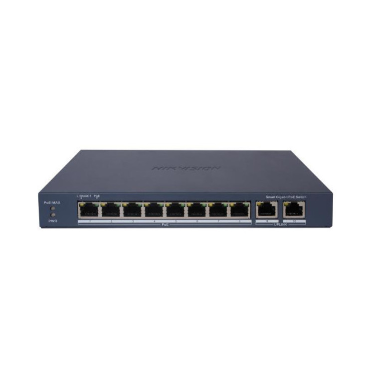 SWITCH POE HIKVISION DS-3E1510P-EI(O-STD) LinkVu