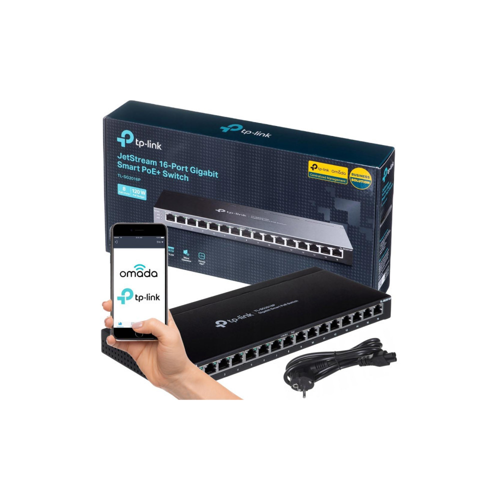 SWITCH TP-LINK TL-SG2016P (8xPoE+)