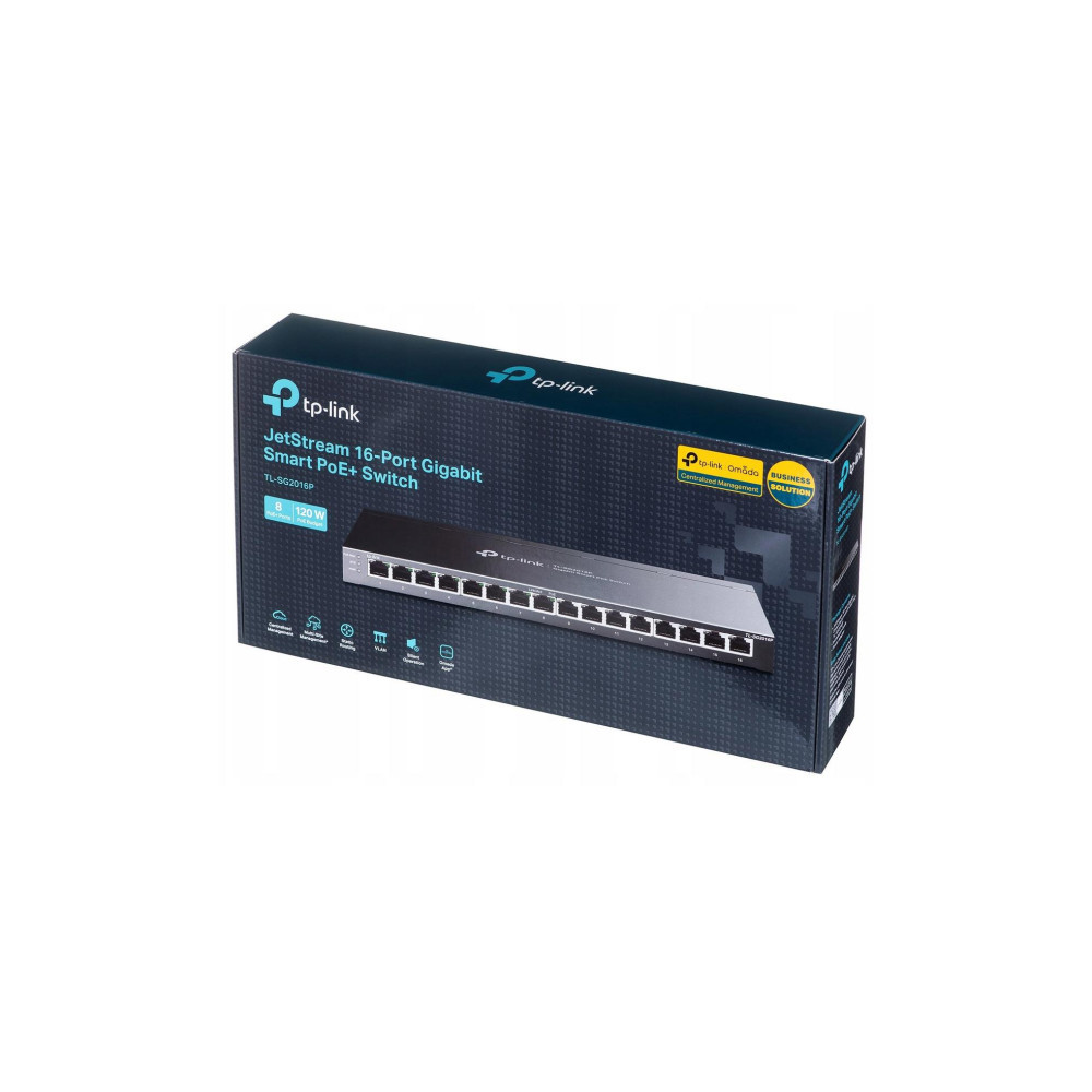 SWITCH TP-LINK TL-SG2016P (8xPoE+)