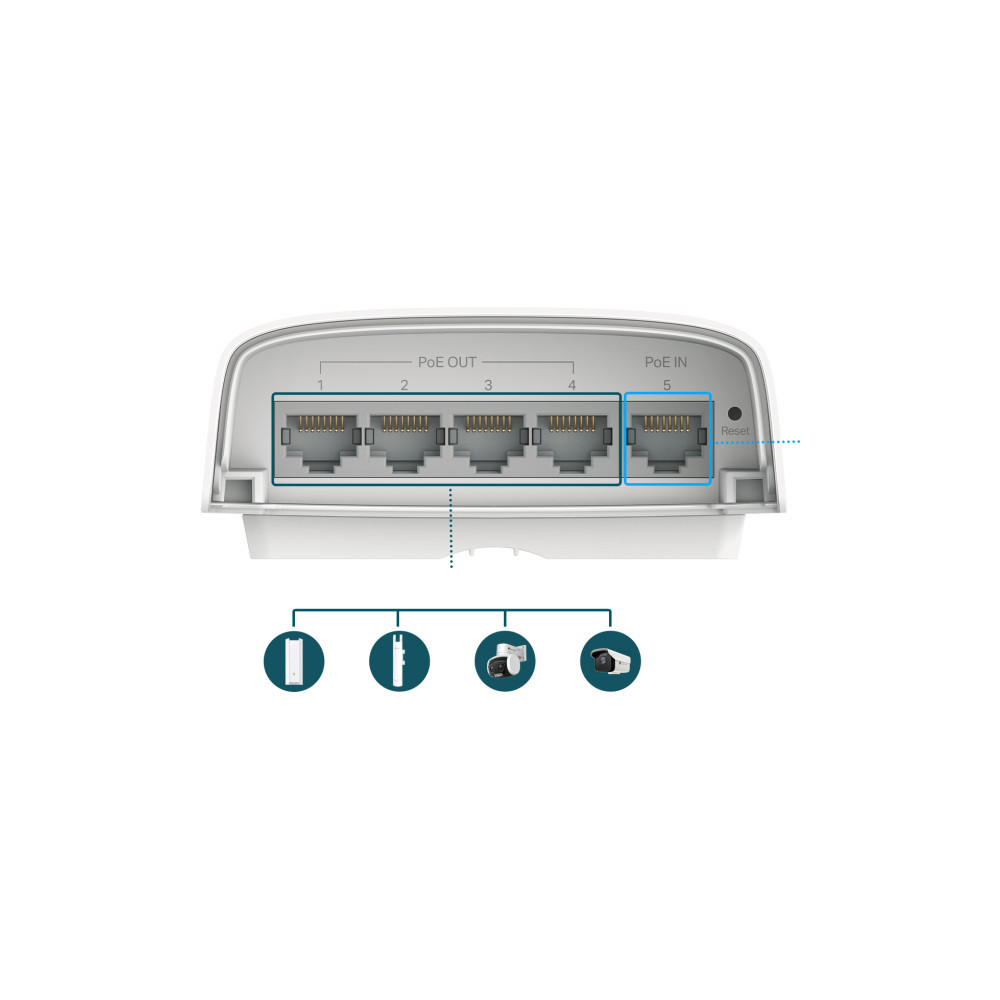 SWITCH TP-LINK SG2005P-PD (Outdoor) (POE-IN)