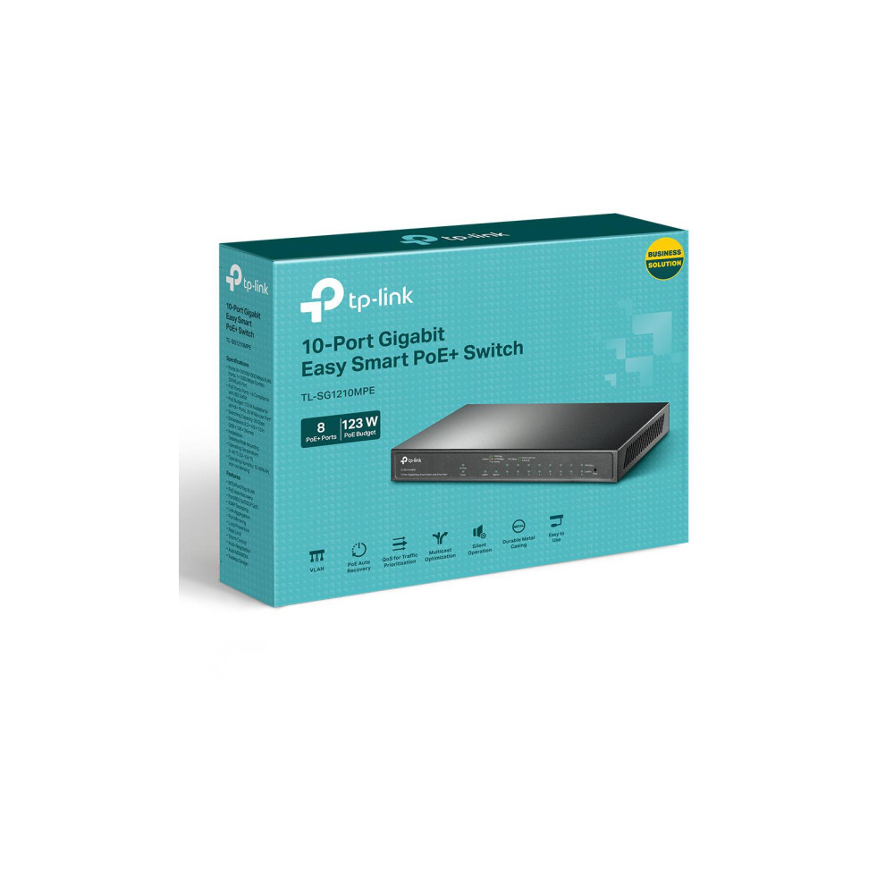 SWITCH TP-LINK TL-SG1210MPE