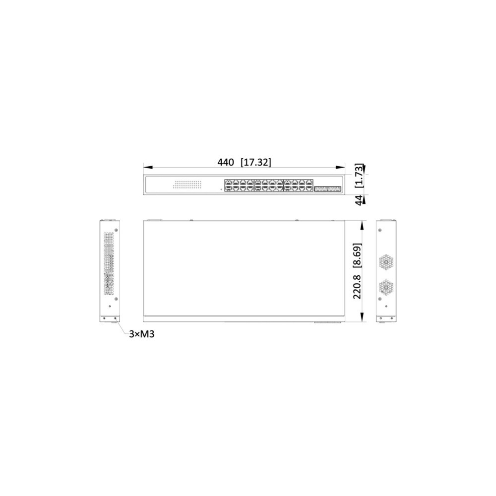 Switch Hikvision DS-3E1528P-SI-24P4F