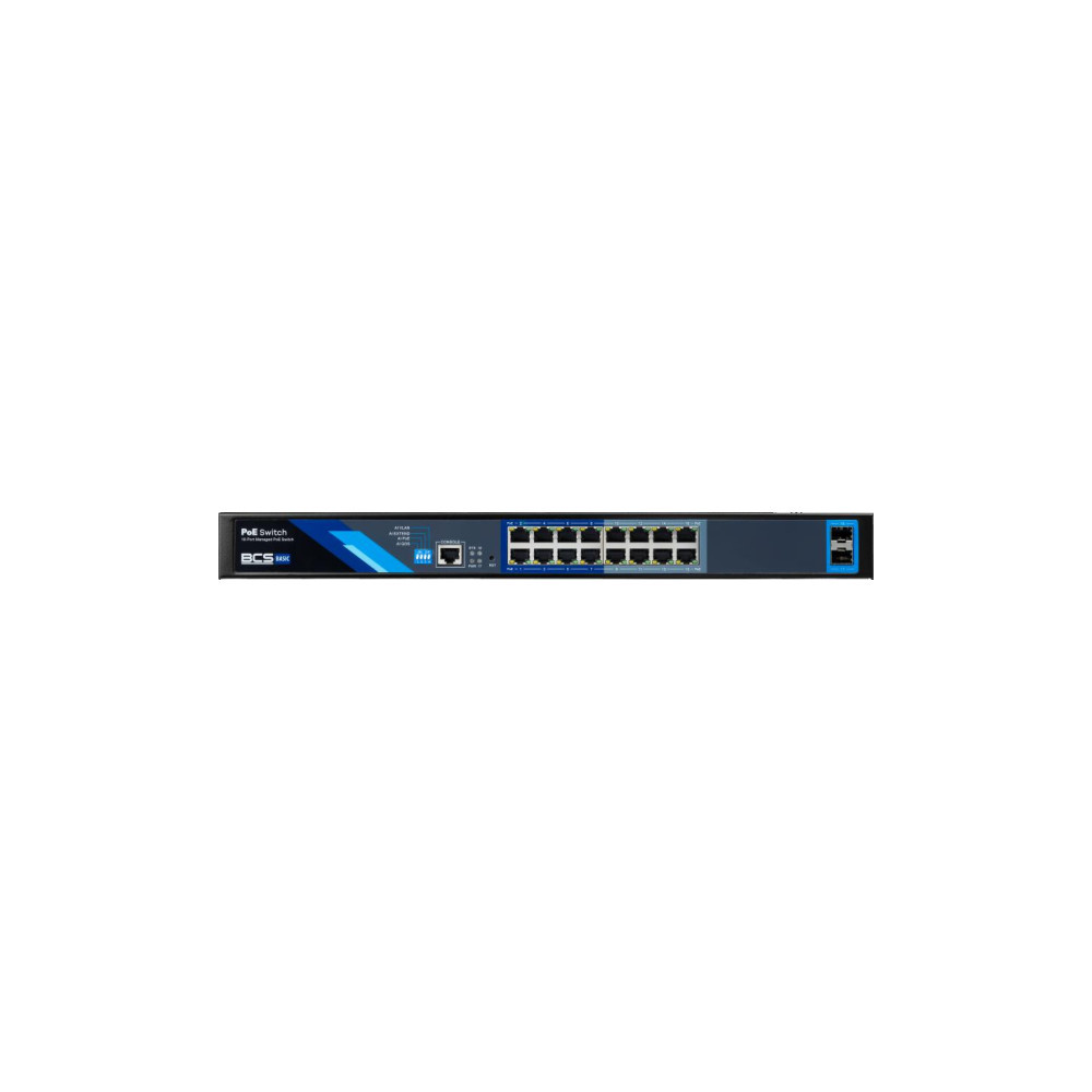 Switch PoE BCS BASIC BCS-B-SP16G-2SFP-M
