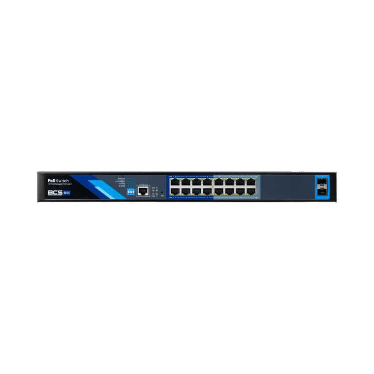 Switch PoE BCS BASIC BCS-B-SP16G-2SFP-M