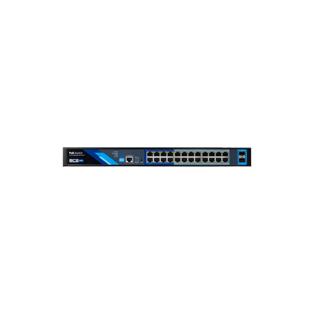 Switch PoE BCS BASIC BCS-B-SP24G-2SFP-M