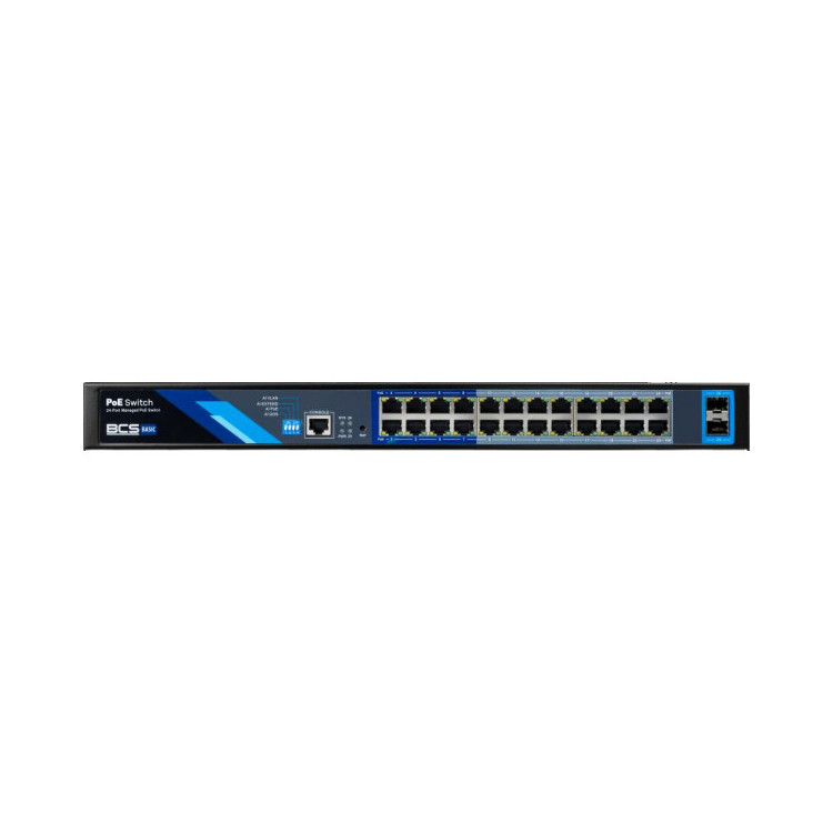 Switch PoE BCS BASIC BCS-B-SP24G-2SFP-M