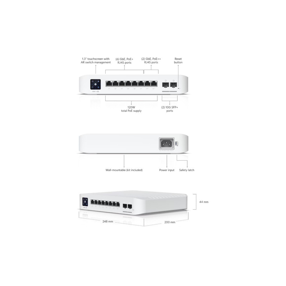 UBIQUITI UNIFI SWITCH (USW-Pro-8-POE)
