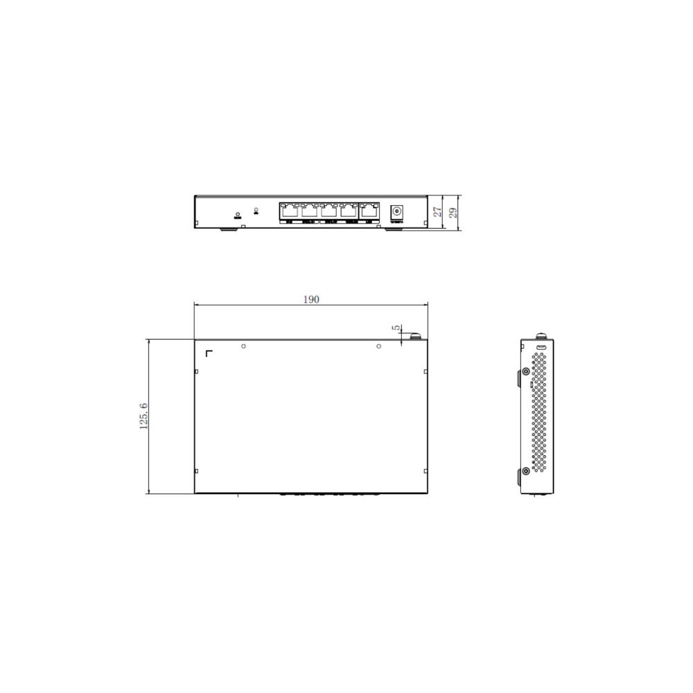 Switch Hikvision DS-3WG105G-SI