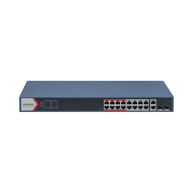SWITCH POE HIKVISION DS-3E1318P-EI(B) LinkVu