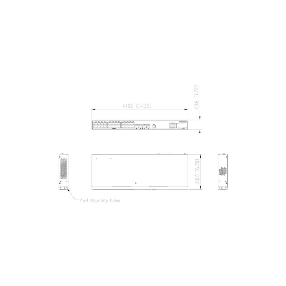 Switch Hikvision DS-3E2728-HI-24T4X