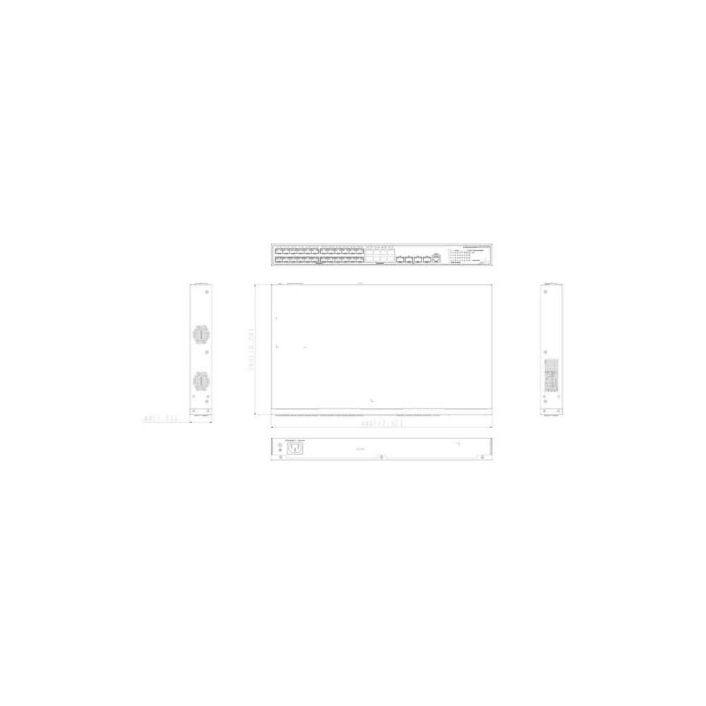 Switch Hikvision DS-3E2736-HI-24F8T4X