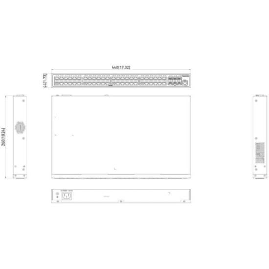 Switch Hikvision DS-3E2754-HI-48T6X