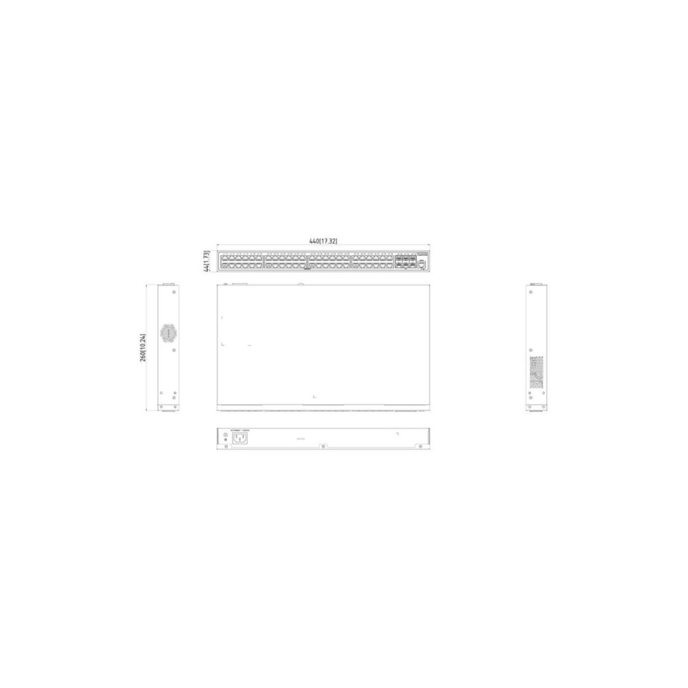 Switch Hikvision DS-3E2754-HI-48T6X
