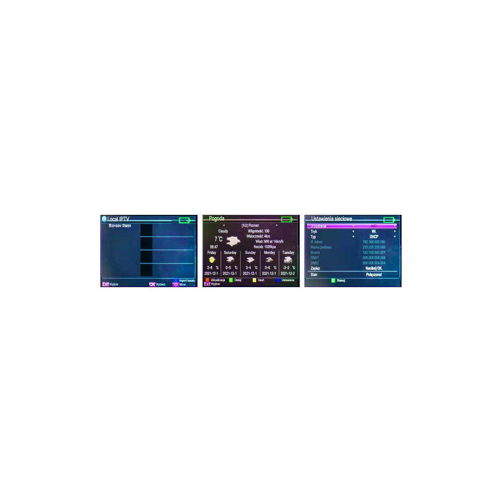 Miernik satelitarny Spacetronik S-22 DVB-S2/S2X IPTV M3U H.265