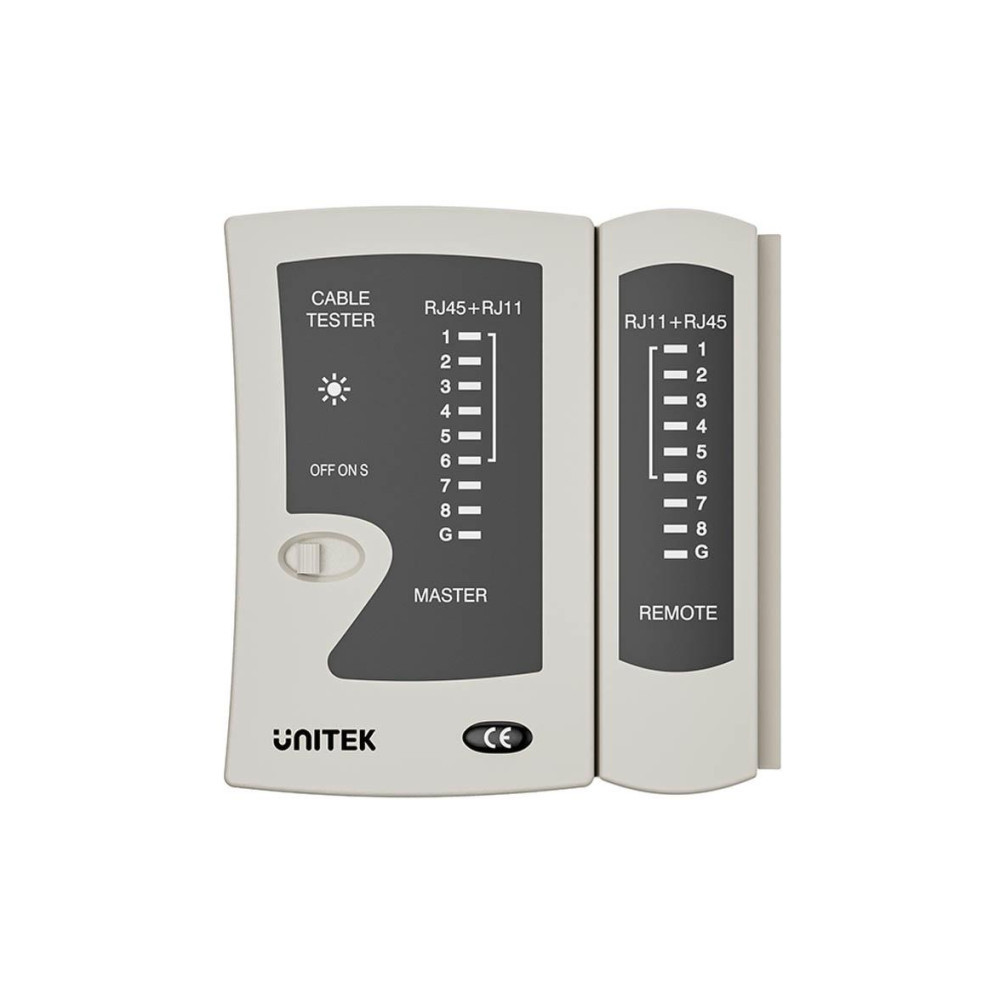 Unitek Tester kabli sieciowych RJ45/RJ11