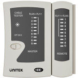 Unitek Tester kabli sieciowych RJ45/RJ11