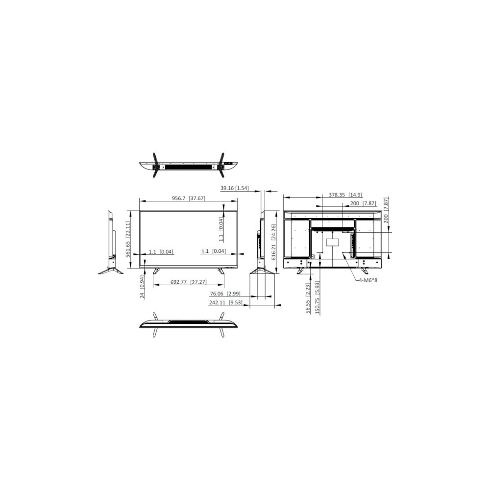Monitor Hikvision DS-D5043U3-1V0S