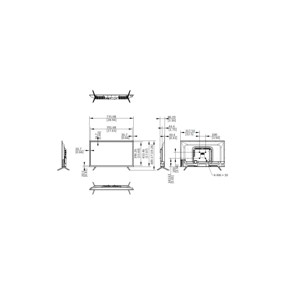 Monitor Hikvision DS-D5032F3-1V0S