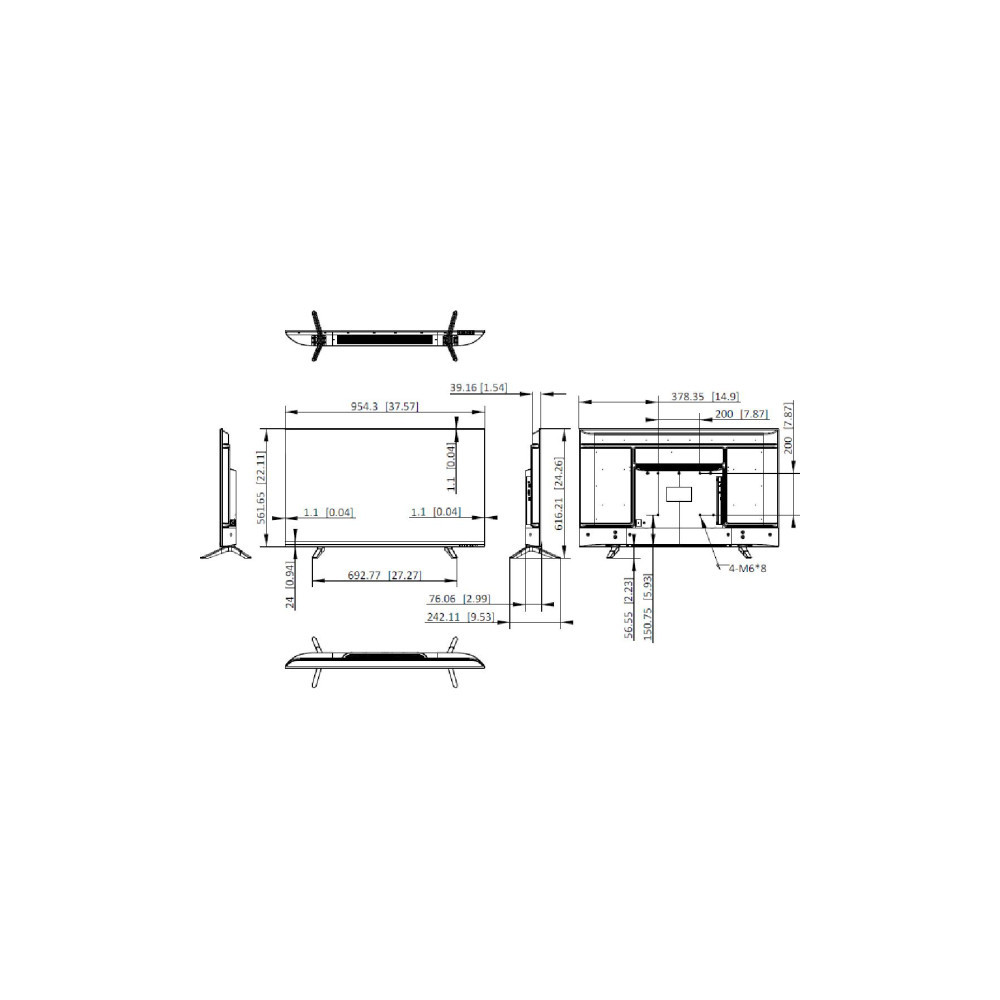 Monitor Hikvision DS-D5043F3-1V0S