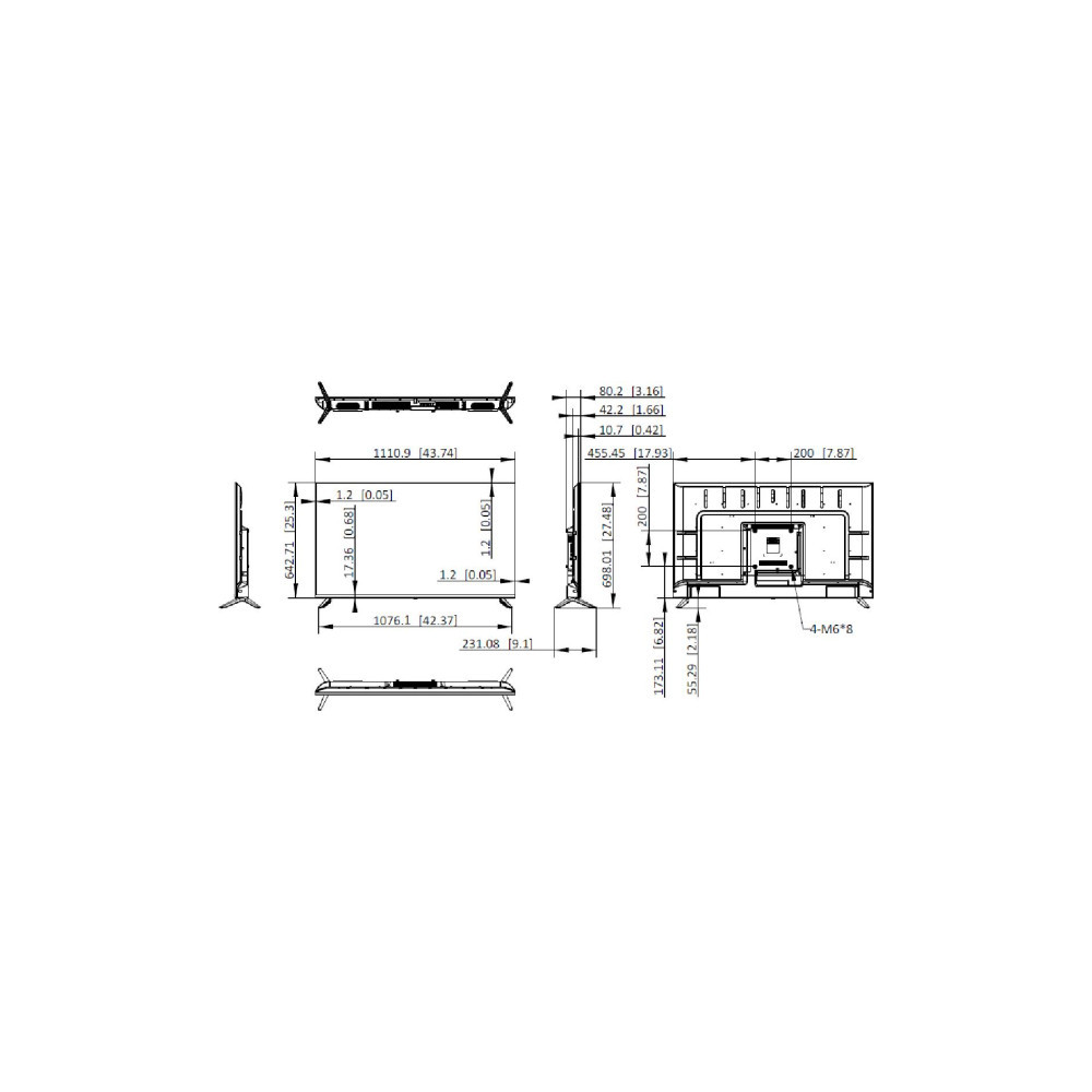 Monitor Hikvision DS-D5050U3-1V0S