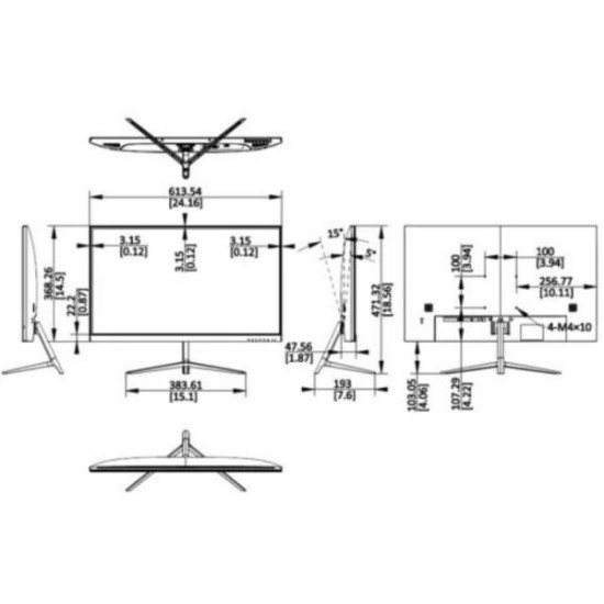 Monitor Hikvision DS-D5027F3-2P2S