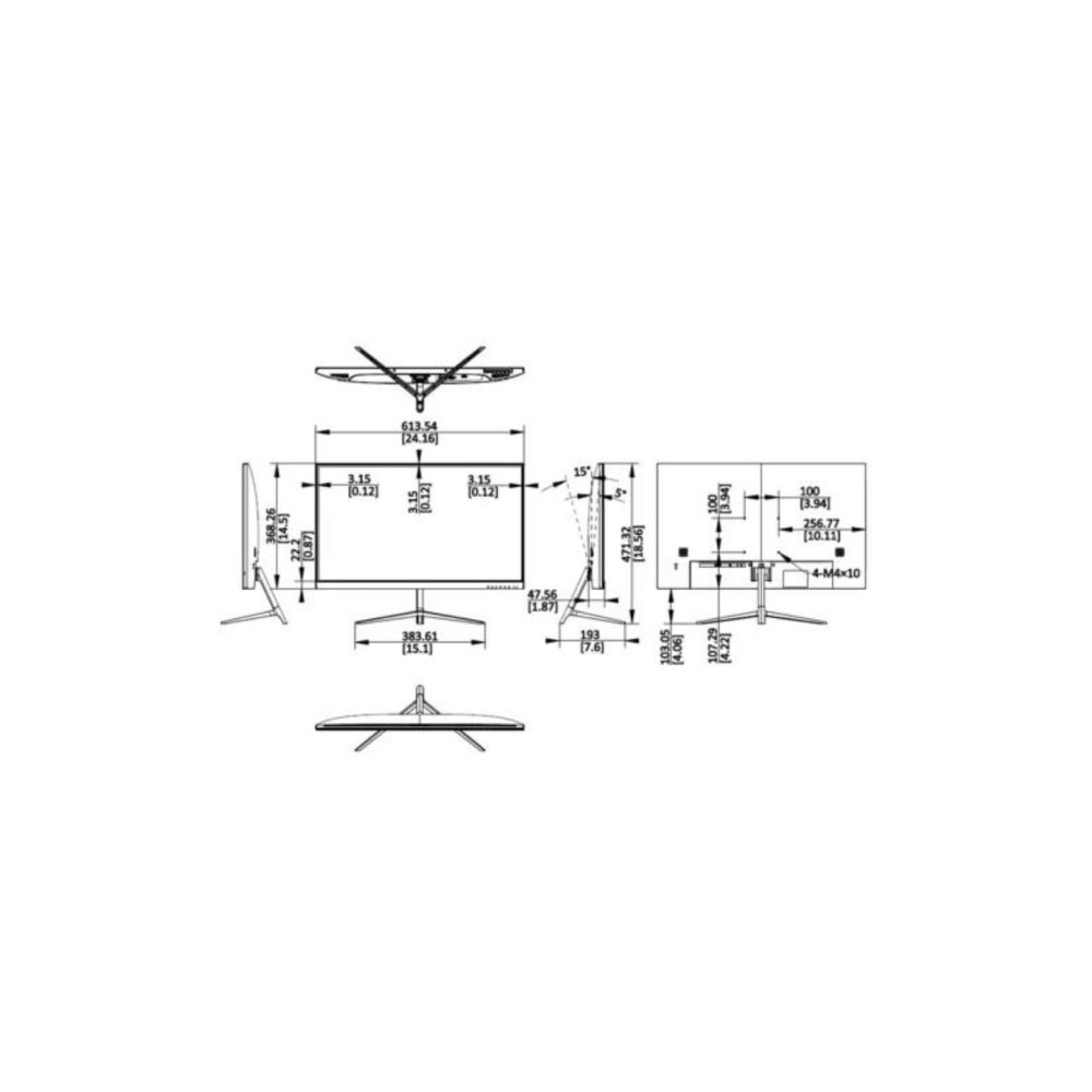 Monitor Hikvision DS-D5027F3-2P2S