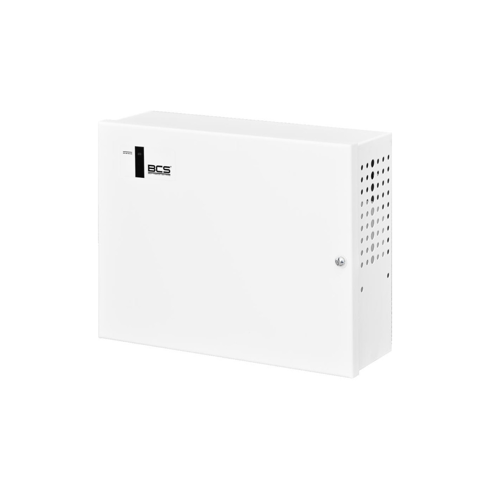 System zasilania do 9 kamer IP ze switchem PoE w obudowie wewnętrznej BCS POWER BCS-IP8/E-S