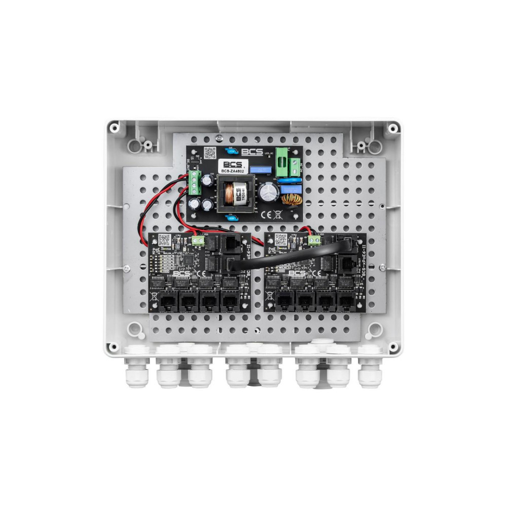 Zestaw do zasilania kamer IP BCS POWER BCS-IP8/Z/E-S