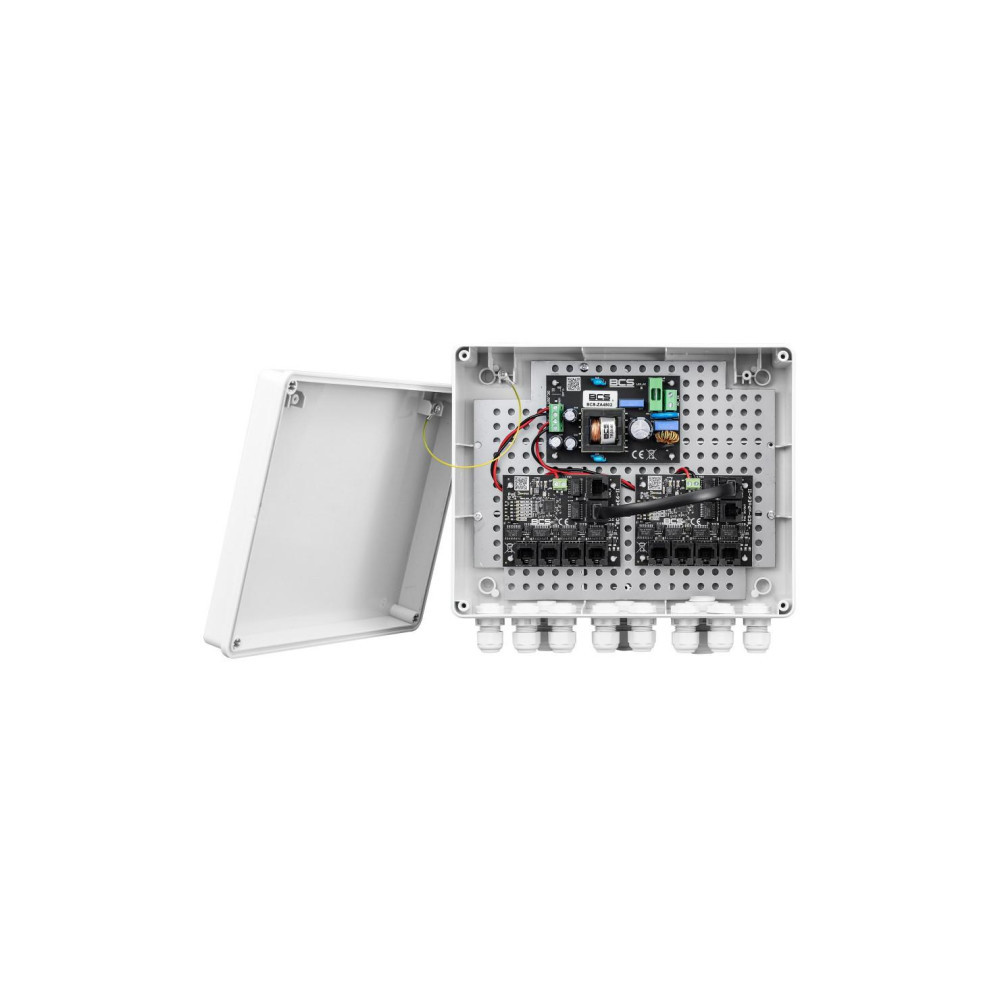 Zestaw do zasilania kamer IP BCS POWER BCS-IP8/Z/E-S