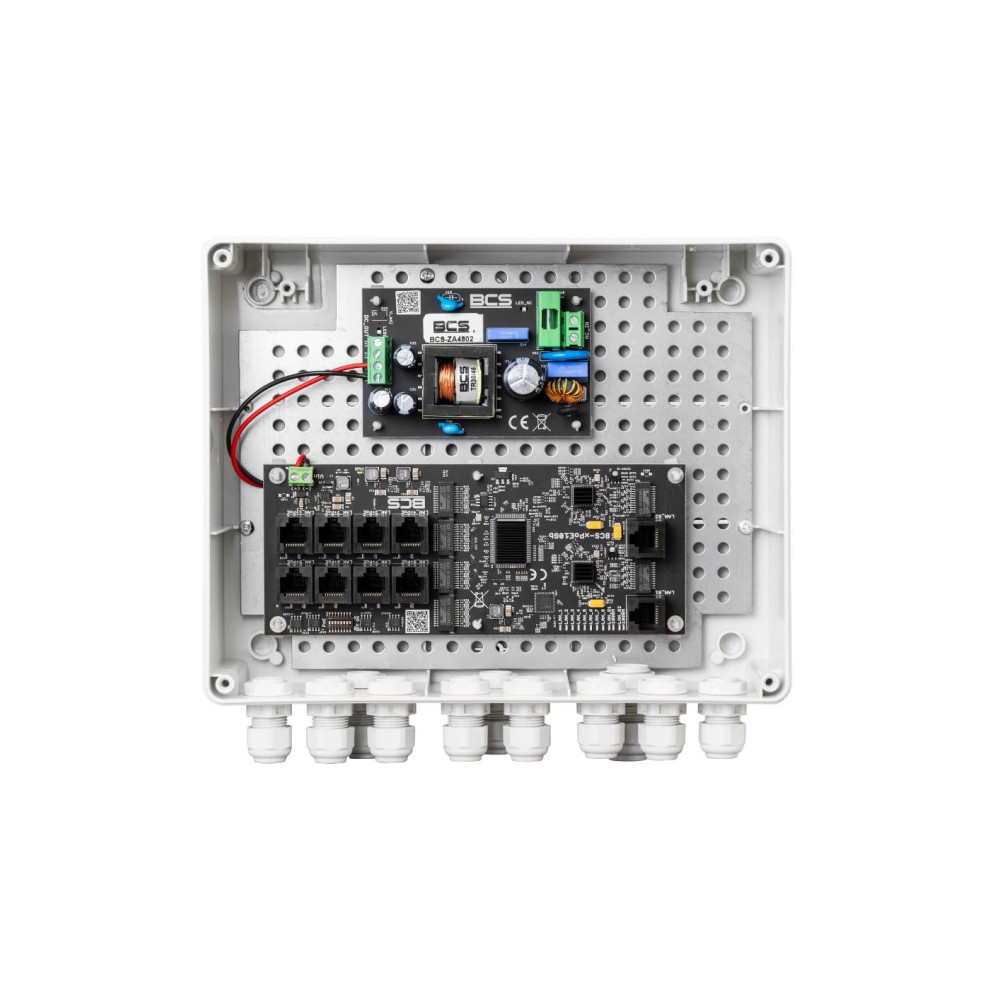 Zestaw do zasilania kamer IP BCS POWER BCS-IP8Gb/Z/E-S
