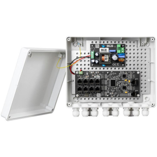 Zestaw do zasilania kamer IP BCS POWER BCS-IP8Gb/Z/E-S