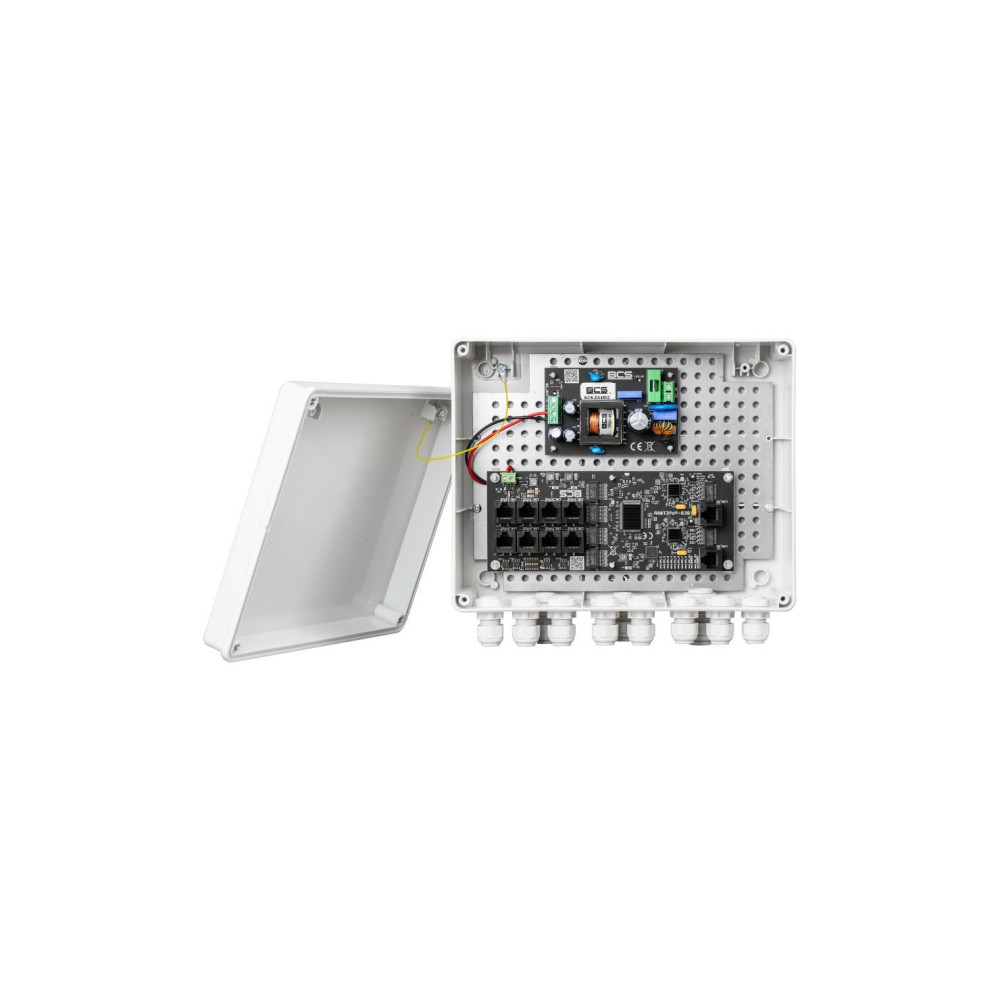 Zestaw do zasilania kamer IP BCS POWER BCS-IP8Gb/Z/E-S