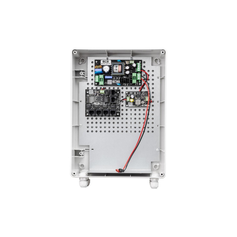 Zestaw do zasilania buforowego 5 odbiorników PoE BCS POWER BCS-UPS/IP4/Z/E-S