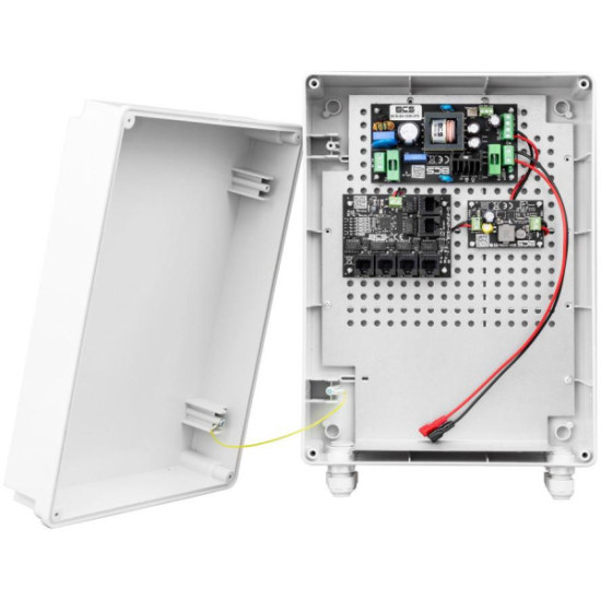Zestaw do zasilania buforowego 5 odbiorników PoE BCS POWER BCS-UPS/IP4/Z/E-S
