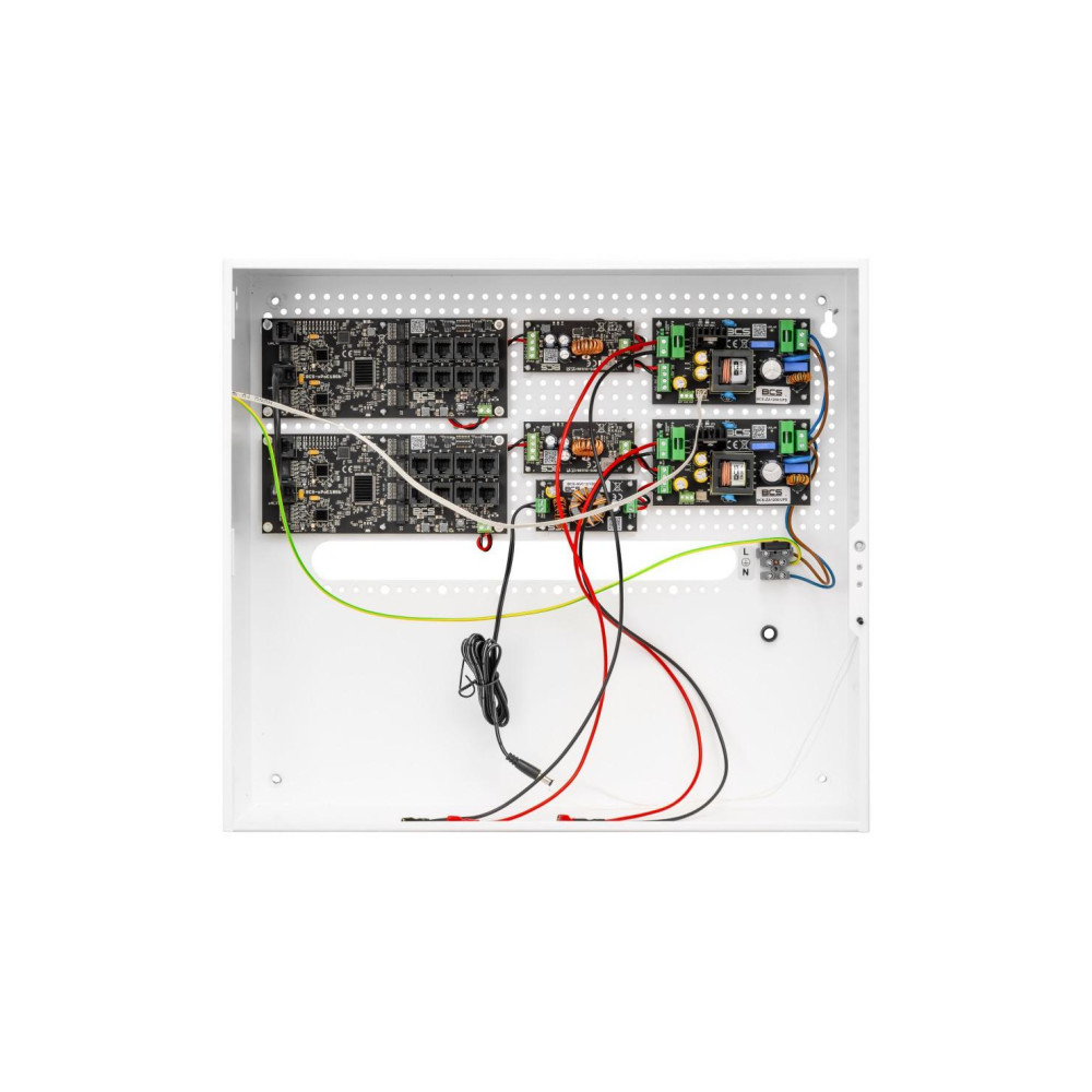 Zestaw zasilania buforowego PoE do 16 kamer i rejestratora BCS POWER BCS-UPS/IP16Gb/E-S