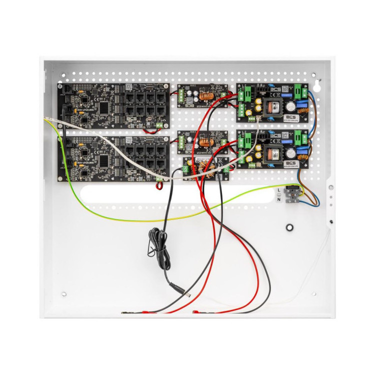 Zestaw zasilania buforowego PoE do 16 kamer i rejestratora BCS POWER BCS-UPS/IP16Gb/E-S