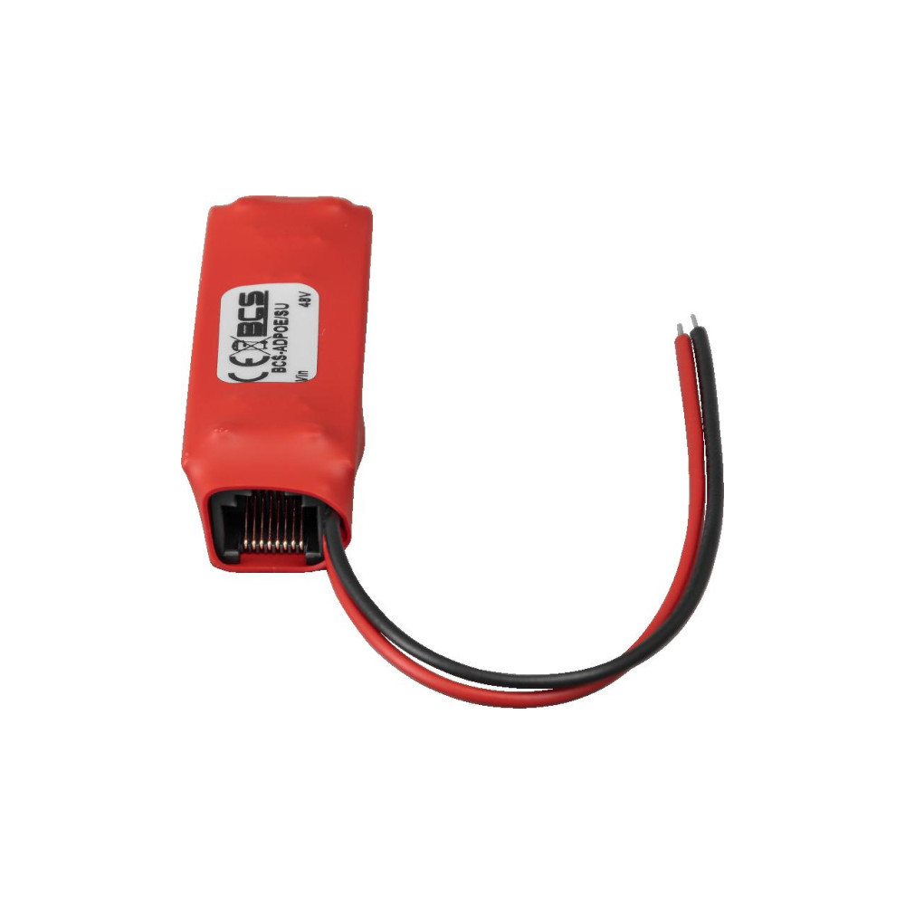 Adapter z przetwornicą do kamer IP PoE PASSIVE RJ45 BCS POWER BCS-ADPOE/SU