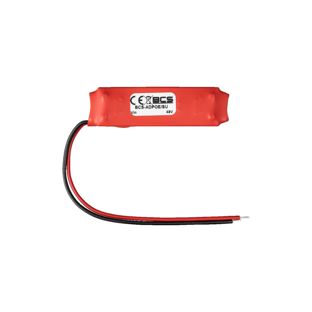 Adapter z przetwornicą do kamer IP PoE PASSIVE RJ45 BCS POWER BCS-ADPOE/SU