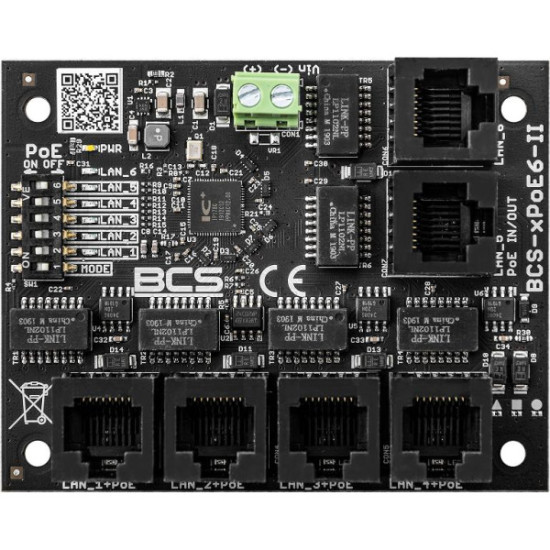Switch POE BCS POWER BCS-xPoE6-II