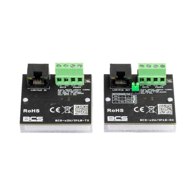 Zestaw aktywnych konwerterów BCS POWER BCS-x2W/IP10