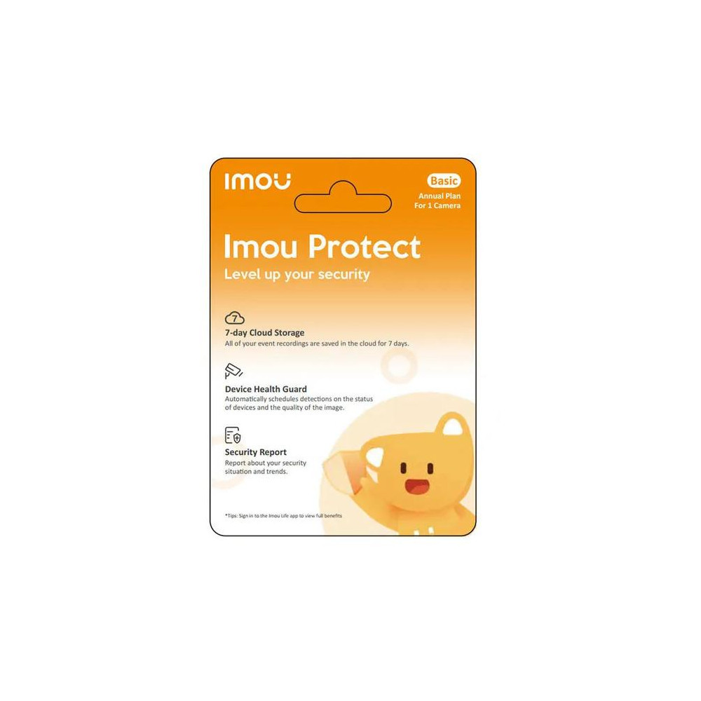 Karta chmura Imou Protect Basic