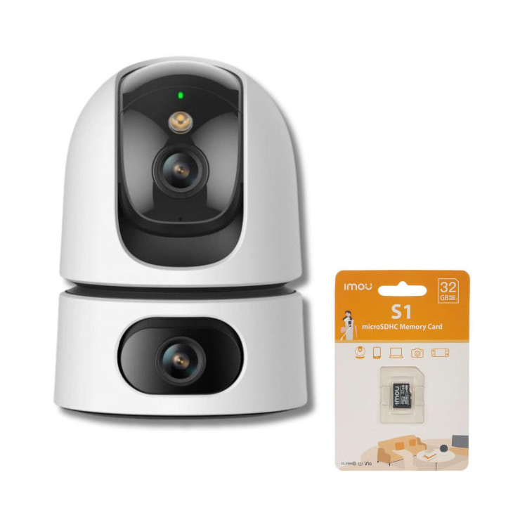 Kamera IP Imou Ranger Dual 10MP (5MP + 5MP) z kartą pamięci Imou 32GB