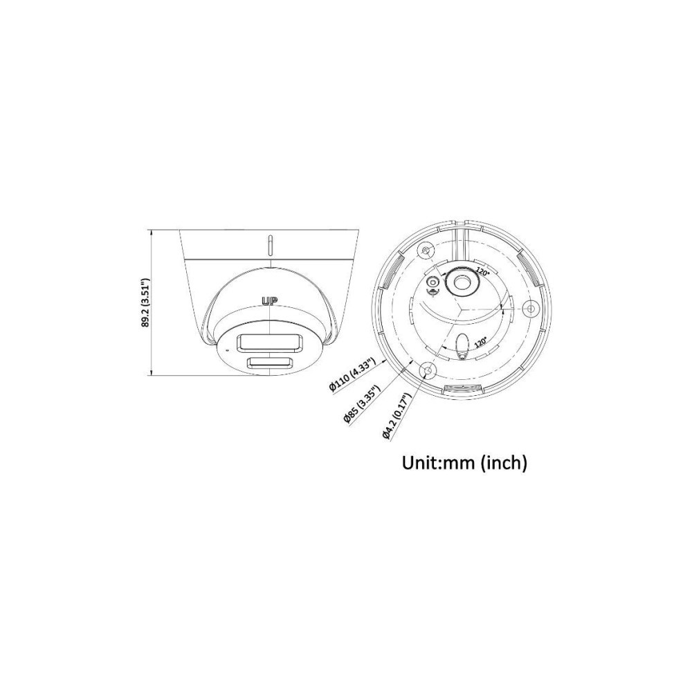 KAMERA IP HIKVISION DS-2CD1343G2-LIU(2.8mm) PL