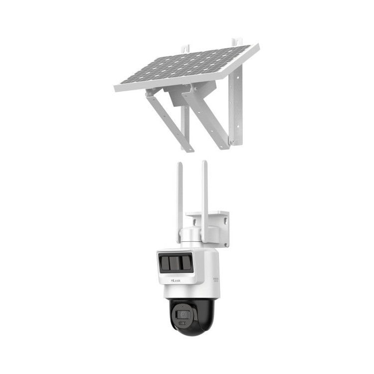 Kamera IP Hilook PTZ-N2C400I-K/4G/C05S10 2.8mm z panelem solarnym LTE/4G 4MP