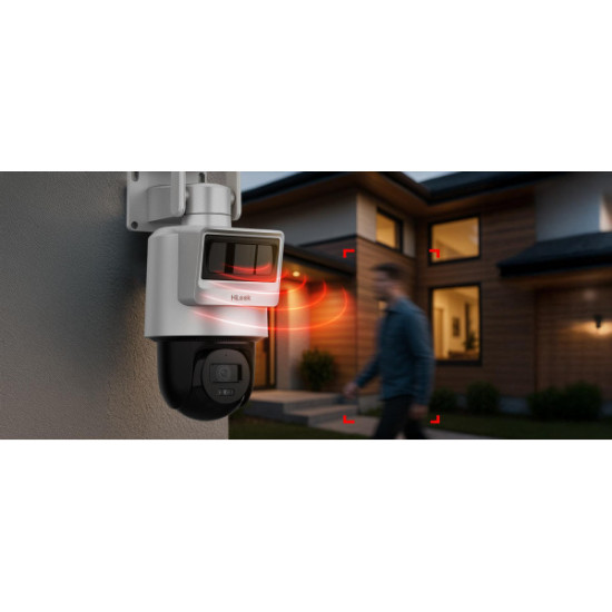 Kamera IP Hilook PTZ-N2C400I-K/4G/C05S10 2.8mm z panelem solarnym LTE/4G 4MP