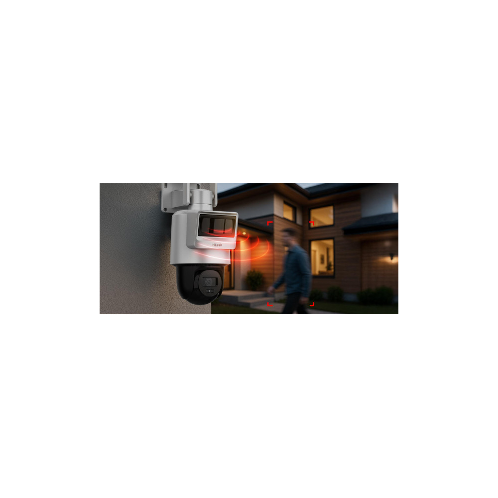 Kamera IP Hilook PTZ-N2C400I-K/4G/C05S10 2.8mm z panelem solarnym LTE/4G 4MP