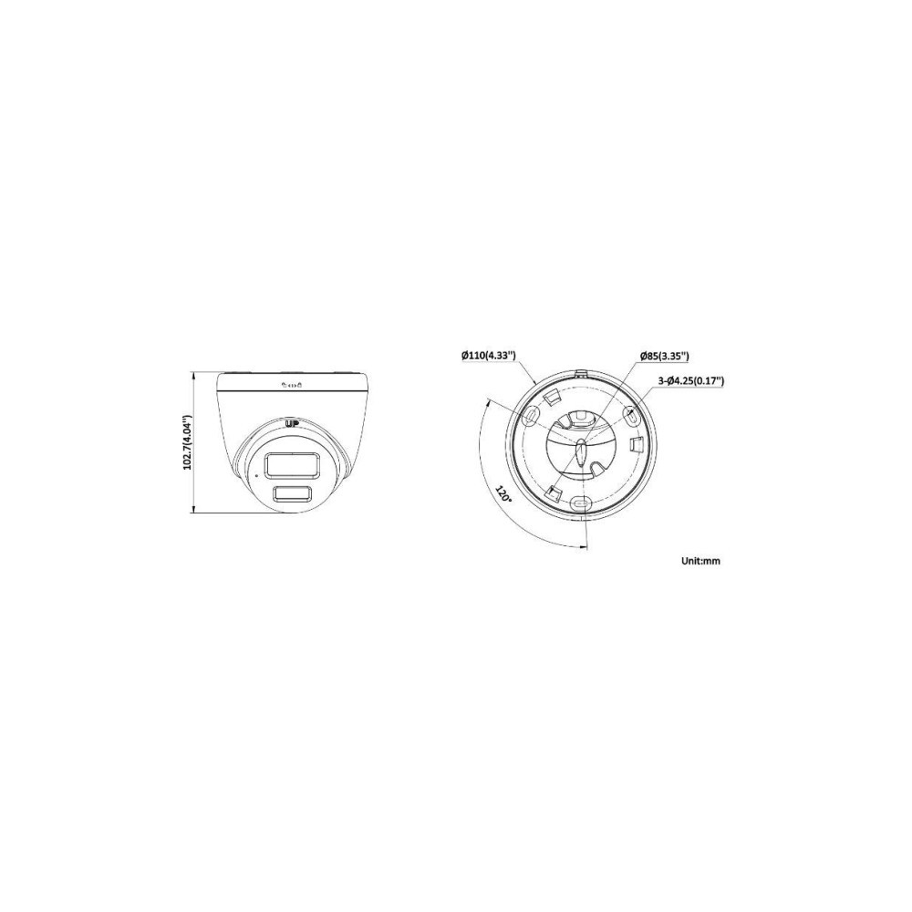 KAMERA IP HIKVISION DS-2CD1363G2-LIUF/SL 2.8mm PL