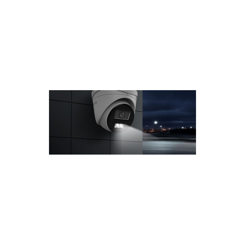 Kamera IP Hilook IPC-T240HA-LU(2.8mm) kopułka 4MP Smart Hybrid Light